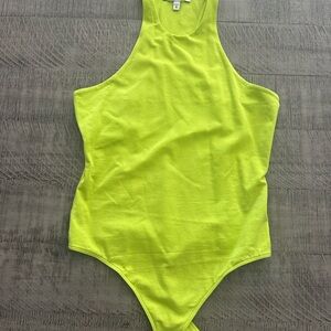 Express Bright Green Sleeveless Top